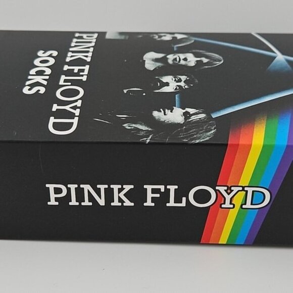 Pink Floyd Socks 3 (Three) Pairs Size 7-12 Black, White, & Gray Y2K Retro Rock - Picture 6 of 13